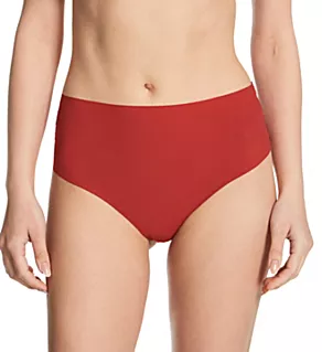 b.bare Hi Waist Thong Panty Haute Red L
