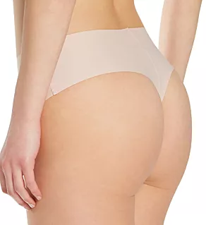 b.bare Hi Waist Thong Panty Rose Smoke S
