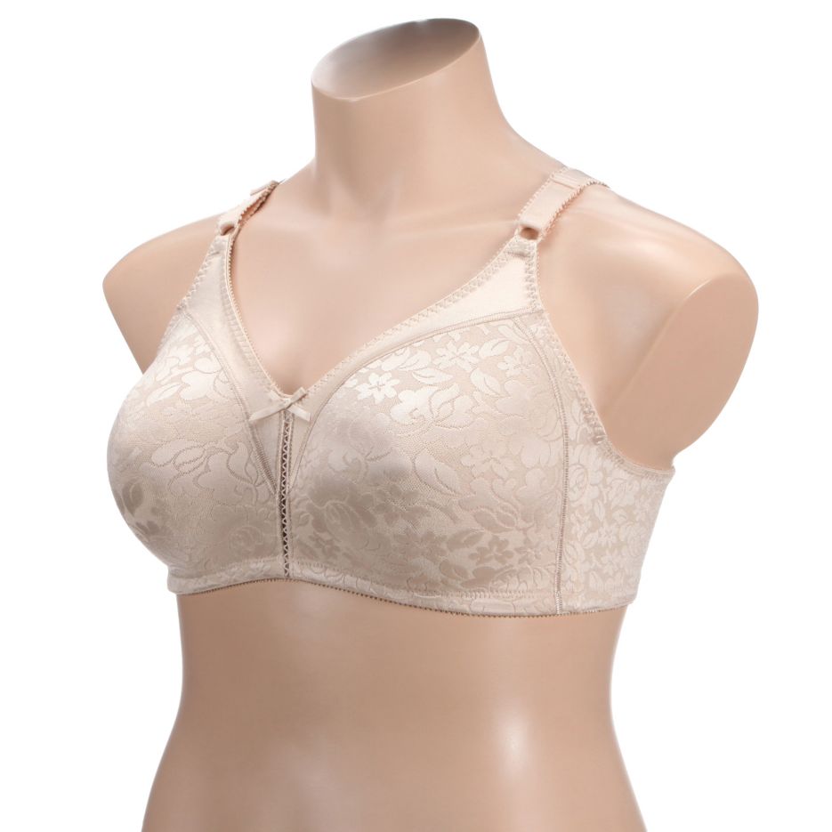 Double Support Spa Closure Wirefree Bra (3372) Porcelain, 38B : :  Clothing, Shoes & Accessories