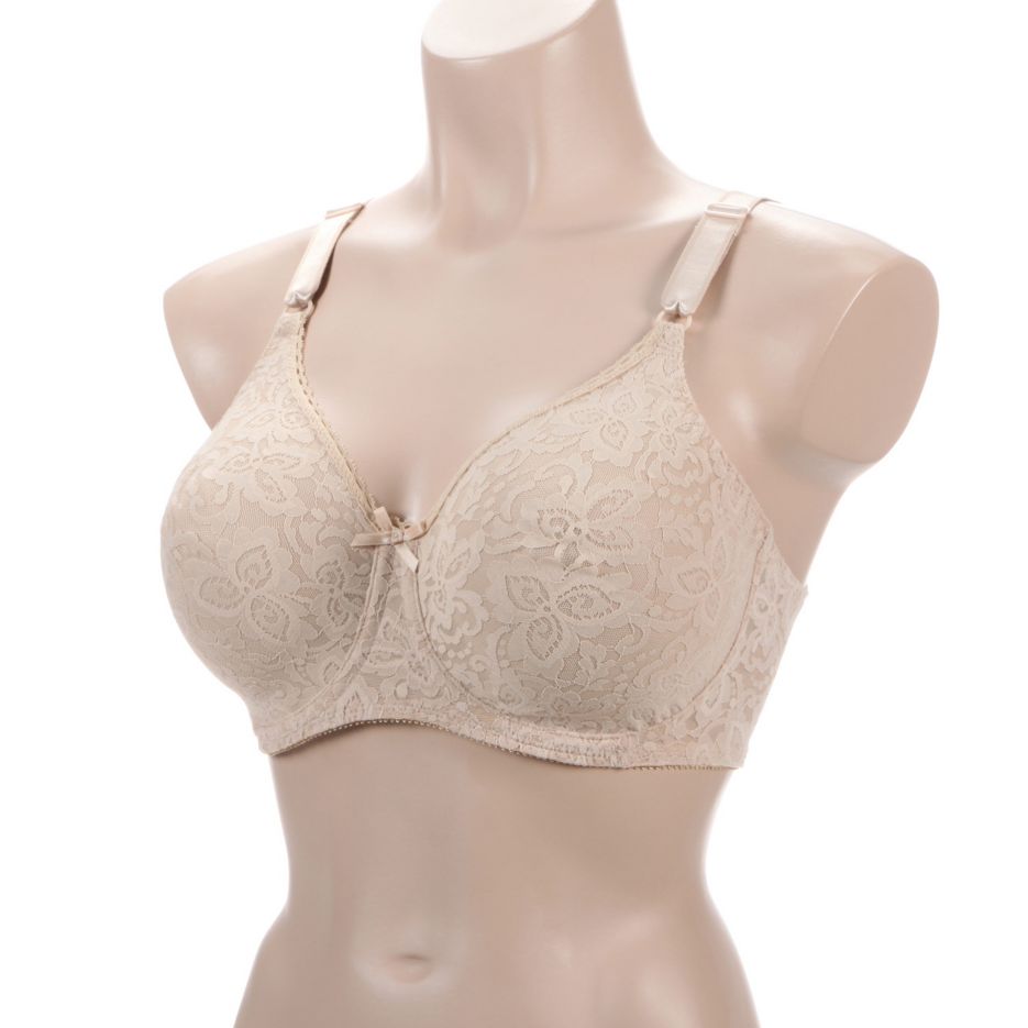 Bali womens Lace and Smooth Underwire Bra(3432)-Nude-36D at  Women's  Clothing store: Bras