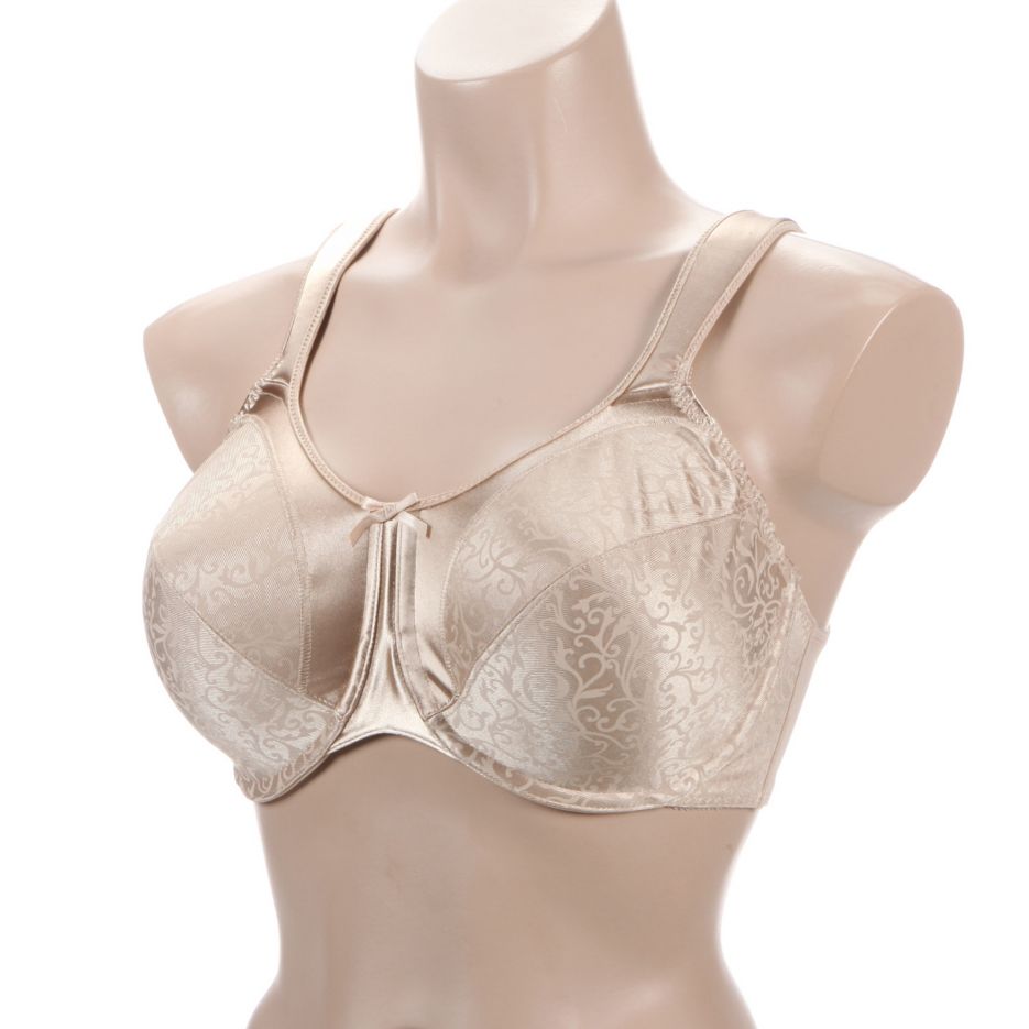 Satin Tracings Underwire Minimizer Bra (3562) Black, 40G at  Women's  Clothing store
