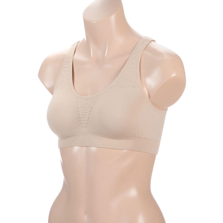 Bali Comfort Revolution MF Crop Top 2 PK White/Nude : : Clothing,  Shoes & Accessories