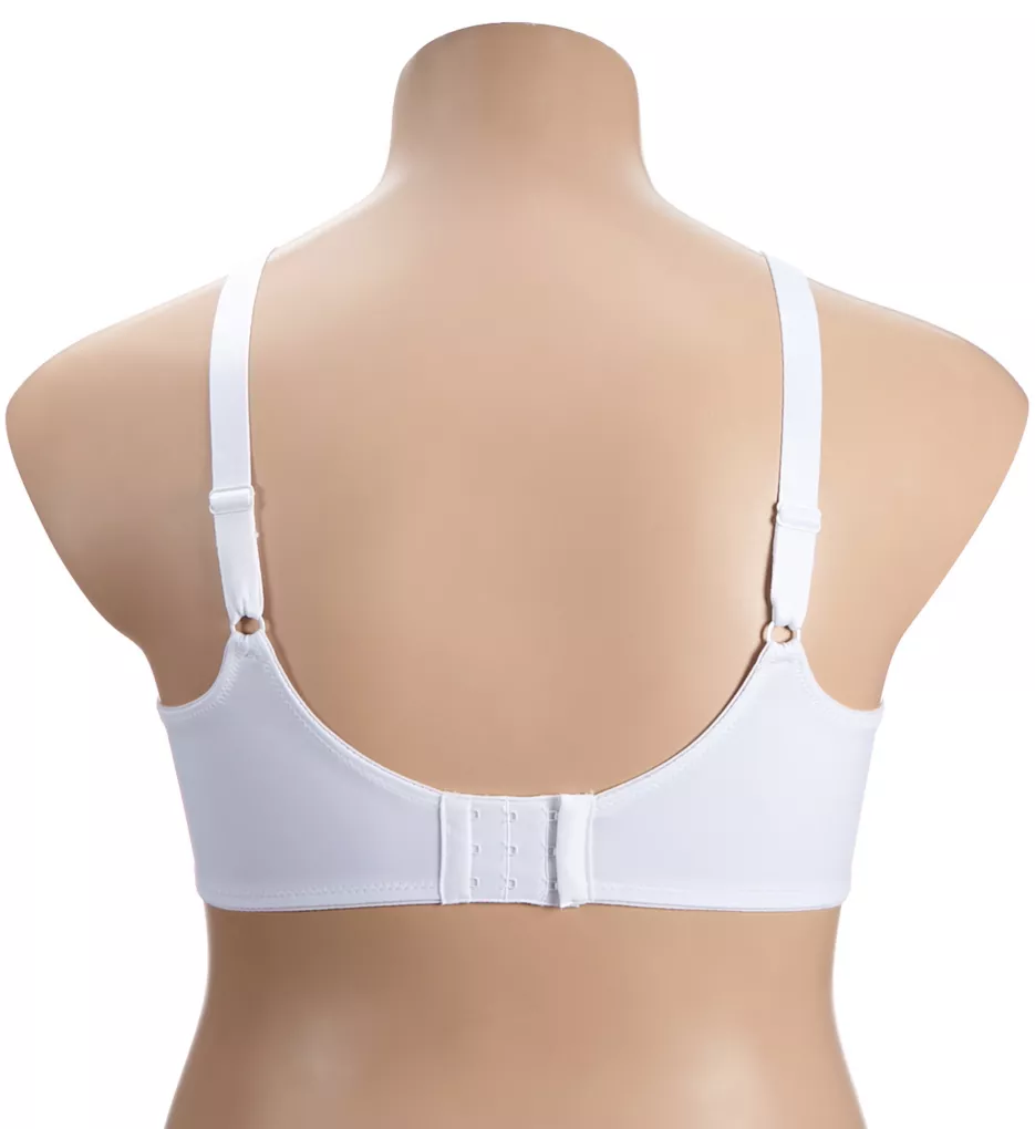 Lilyette Comfort Lace Minimizer Bra White 46DD