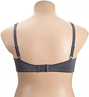 Lilyette Plunge Into Comfort Keyhole Minimizer Bra Silver Lining 36DDD