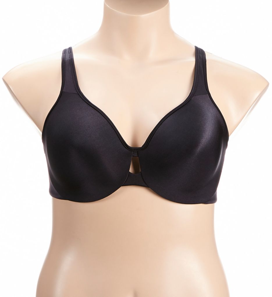 Bali Lilyette Plunge Into Comfort Keyhole Minimizer Bra Onyx 40DDD  - Image 1