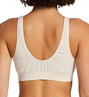 Comfort Revolution Microfiber Crop Bra Light Beige L