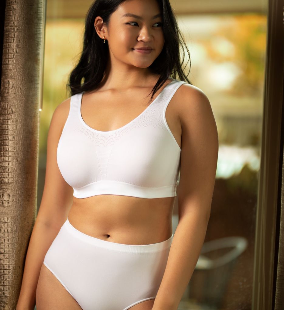 Comfort Revolution Microfiber Crop Bra