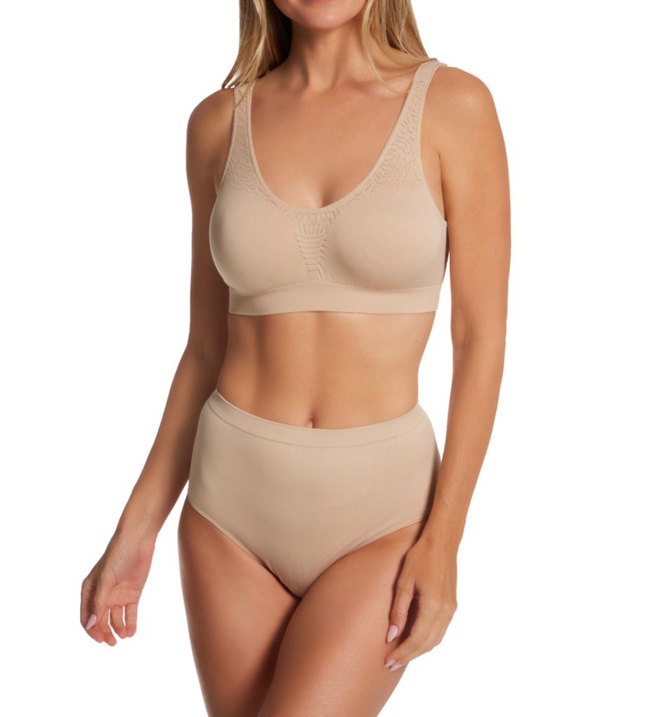 Comfort Revolution Microfiber Crop Bra