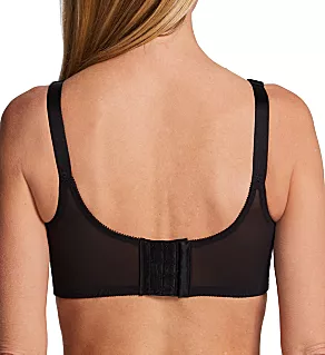 Flower Bali Underwire Bra Midnight Black 34B