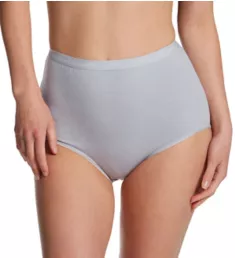 Full-Cut-Fit Stretch Cotton Brief Panty Grey Sky Heather 6