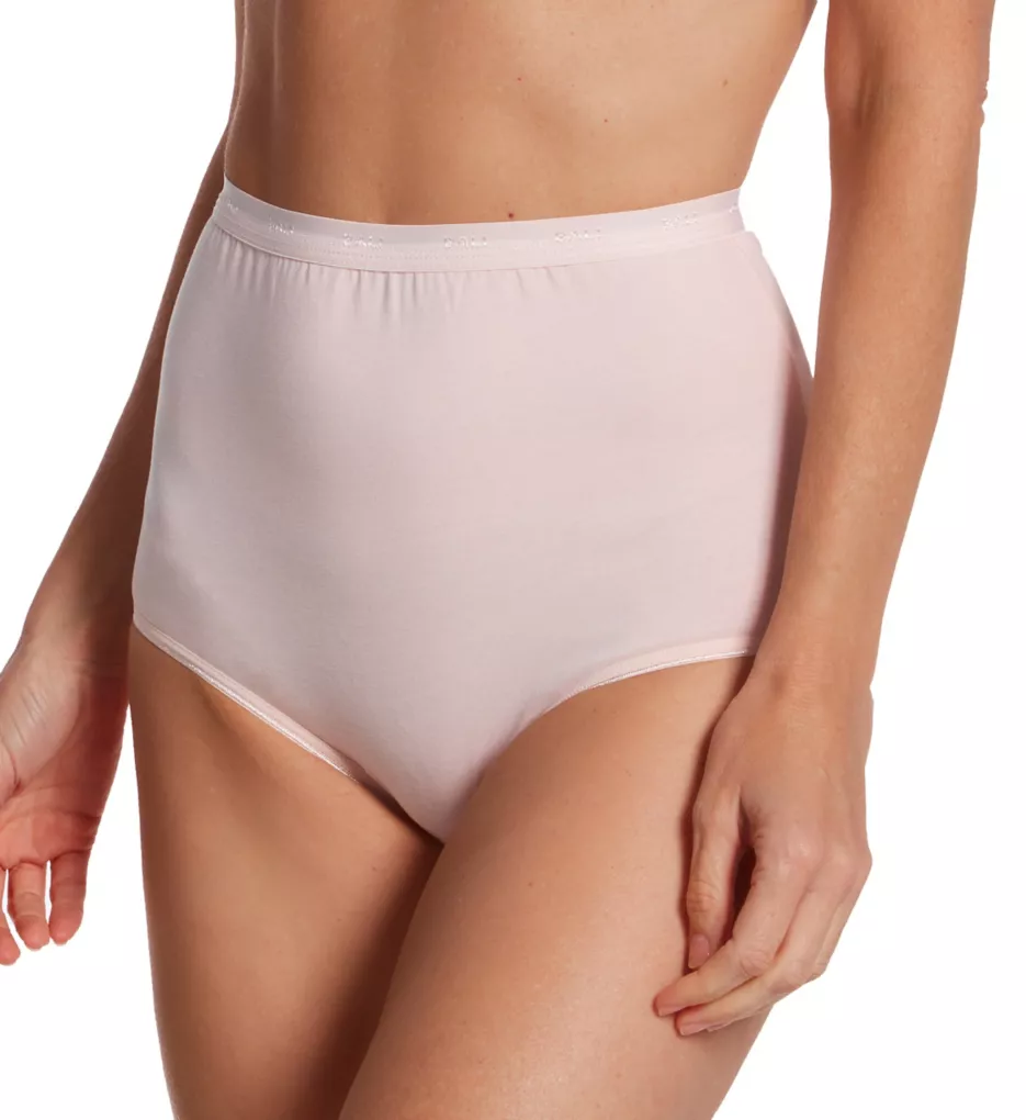 Full-Cut-Fit Stretch Cotton Brief Panty Silken Pink 10