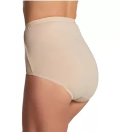 Full-Cut-Fit Stretch Cotton Brief Panty Soft Taupe 10