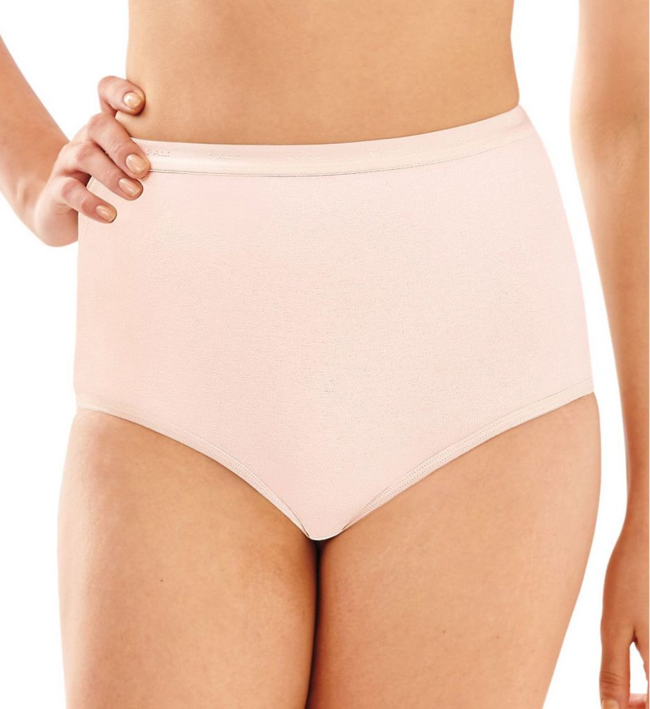 Full-Cut-Fit Cotton Brief Panties - 3 Pack