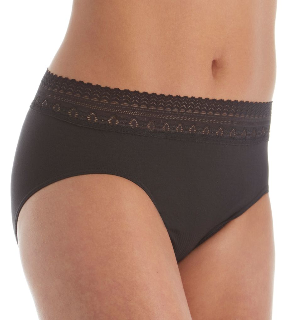 Comfort Revolution Lace Trim Hipster Panty-acs