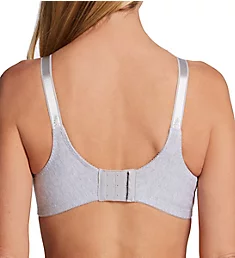 Double Support Cool Comfort Cotton Wirefree Bra Heather Grey 34B