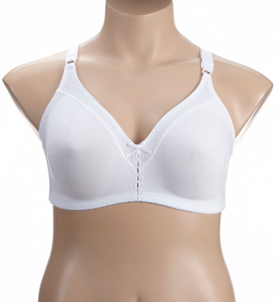 Bali Double Support Cool Comfort Cotton Wirefree Bra 3036 - Image 1