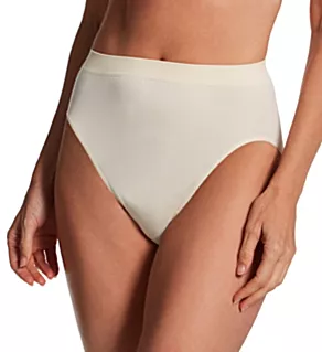 Comfort Revolution Microfiber Hi-Cut Panty Light Beige 10/11