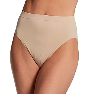 Comfort Revolution Microfiber Hi-Cut Panty Nude 10/11