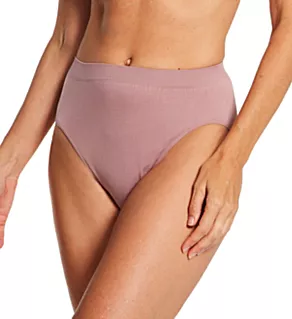 Comfort Revolution Microfiber Hi-Cut Panty Smokey Purple Mauve 8/9