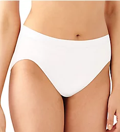 Comfort Revolution Microfiber Hi-Cut Panty White 10/11