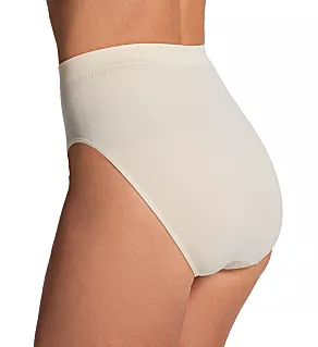 Comfort Revolution Microfiber Hi-Cut Panty Light Beige 10/11