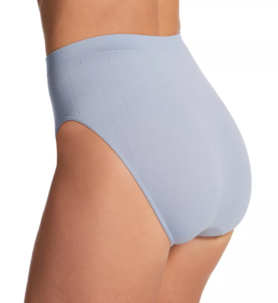 Comfort Revolution Microfiber Hi-Cut Panty Silver Satin 8/9