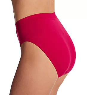 Comfort Revolution Microfiber Hi-Cut Panty Scarlet Berry 10/11