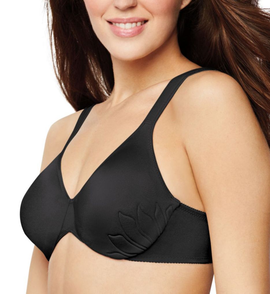 Bali Live It Up Seamless Underwire Bras Style 3353 Black on PopScreen