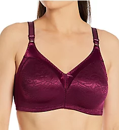 Double Support Lace Wirefree Spa Closure Bra Sparkling Purple 36B