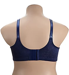 Double Support Lace Wirefree Spa Closure Bra In the Navy 42B