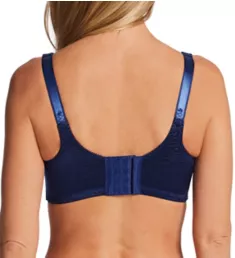 Double Support Lace Wirefree Spa Closure Bra In the Navy 42B