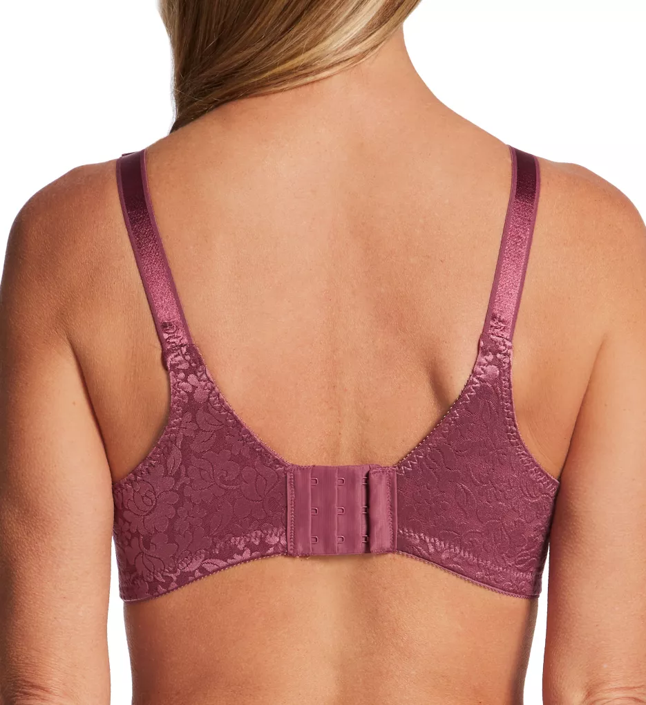 Double Support Lace Wirefree Spa Closure Bra Rustic Berry Red 36C