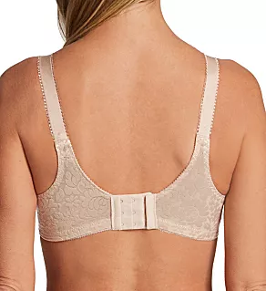 Double Support Lace Wirefree Spa Closure Bra Soft Taupe 40C