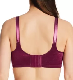 Double Support Lace Wirefree Spa Closure Bra Sparkling Purple 36B