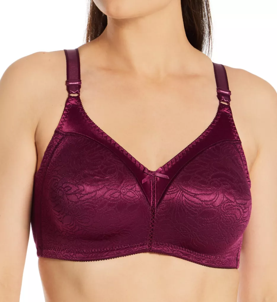 Bali Womens Double Support Soft Touch Back Smoothing Wirefree Bra