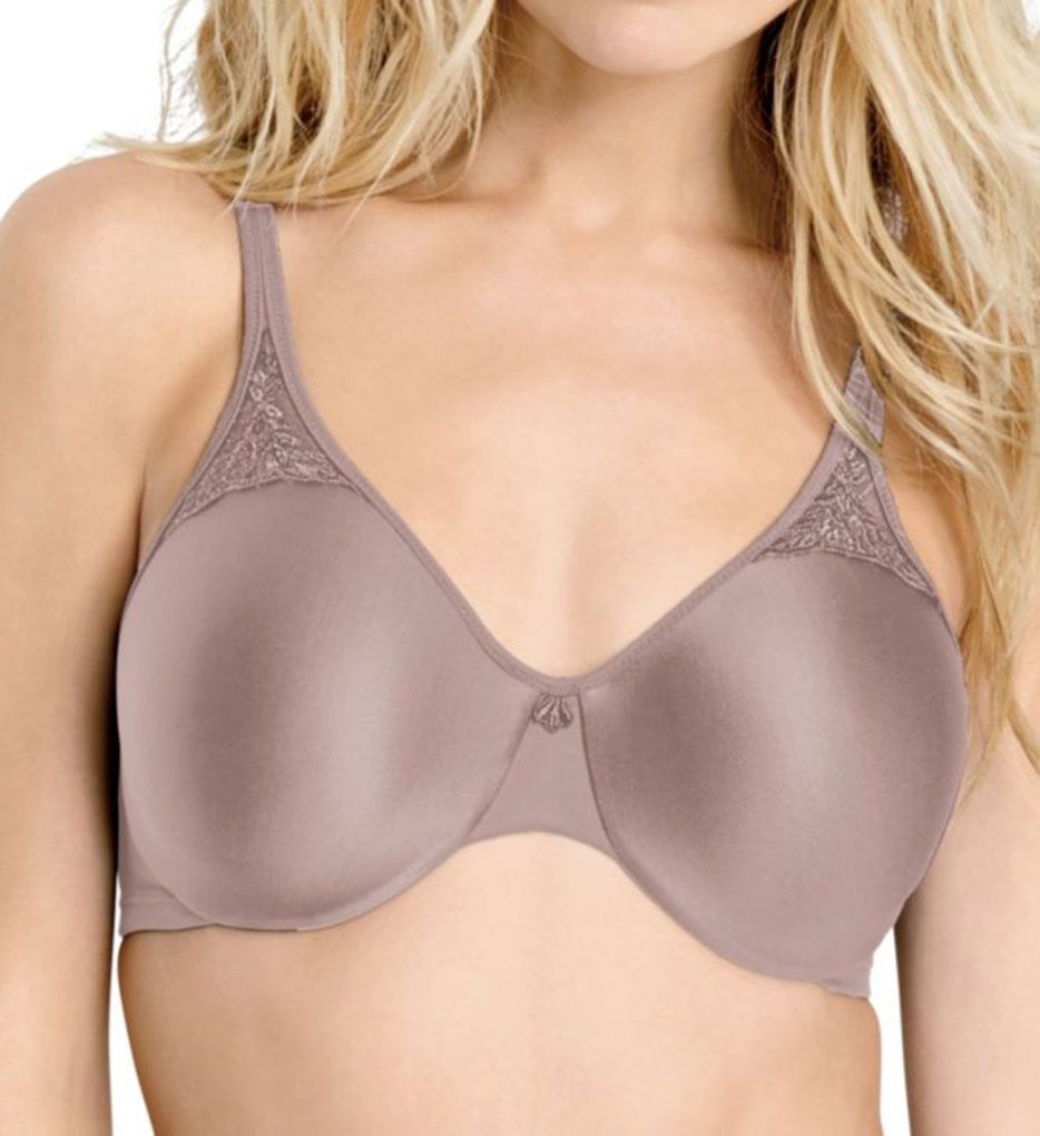 Women's Bali DF3490 Passion for Comfort Breathable Minimizer Wired Bra  (Taupe 34DD)