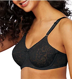 Lace 'N Smooth Seamless Cup Underwire Bra Black 34C