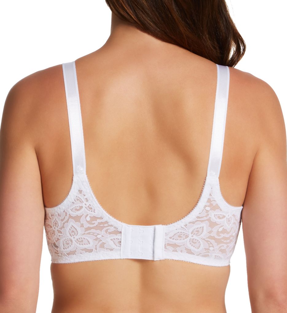 Bali Lace 'N Smooth Seamless Cup Underwire Bra White 42C  - Image 2