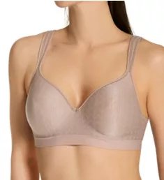 Comfort Revolution Wirefree Bra Evening Blush Zag 42B