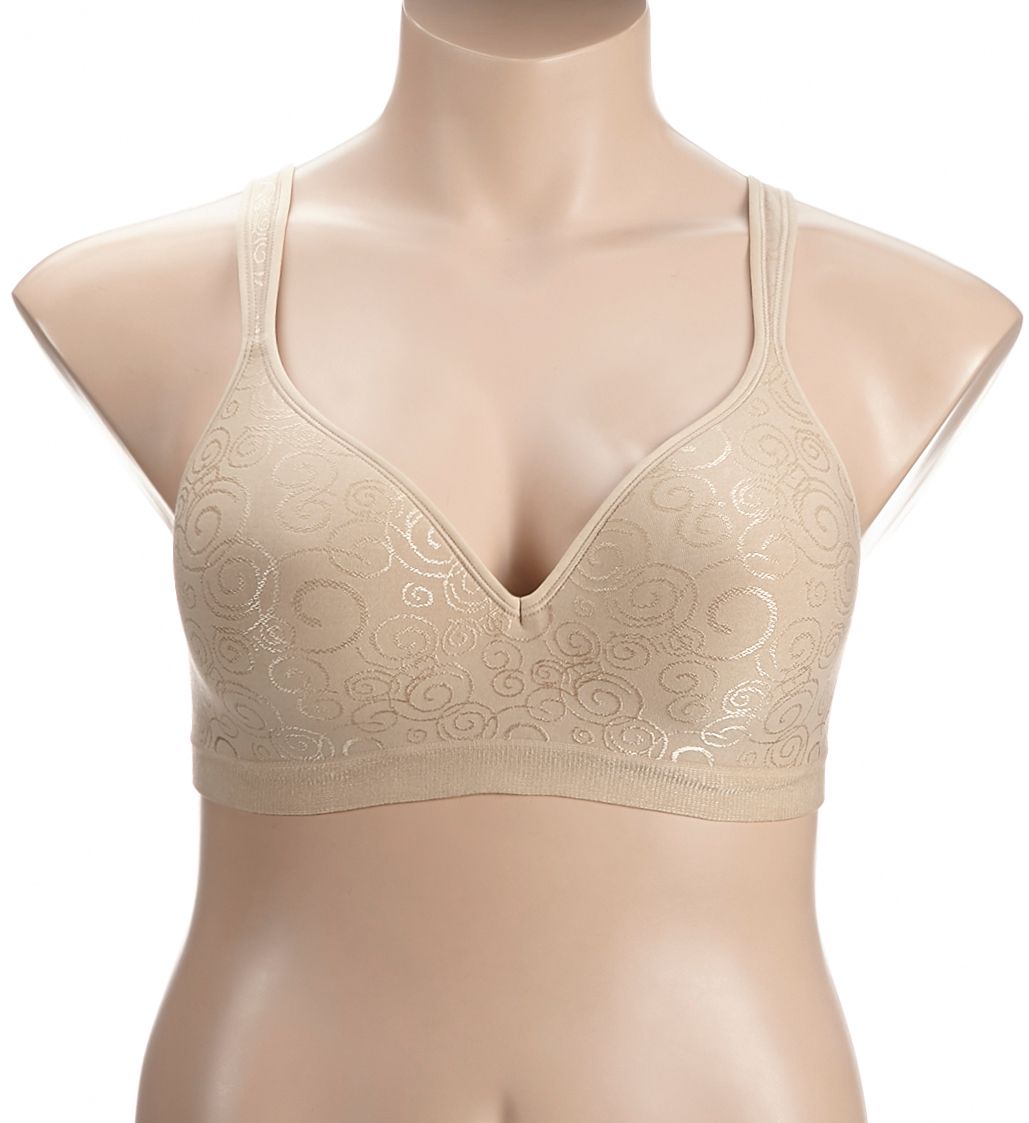 Bali Comfort Revolution Wirefree Bra Nude Swirl 36DD  - Image 1