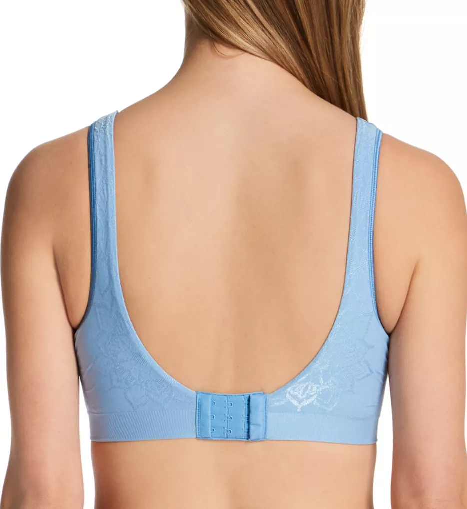 Comfort Revolution ComfortFlex Fit Wirefree Bra Blue Sky Ahead Aztec S