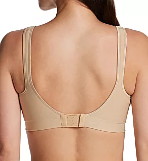 Comfort Revolution ComfortFlex Fit Wirefree Bra Nude L