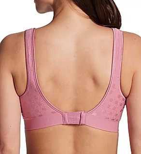 Comfort Revolution Shaping Wirefree Bra Rose Tea Dot S