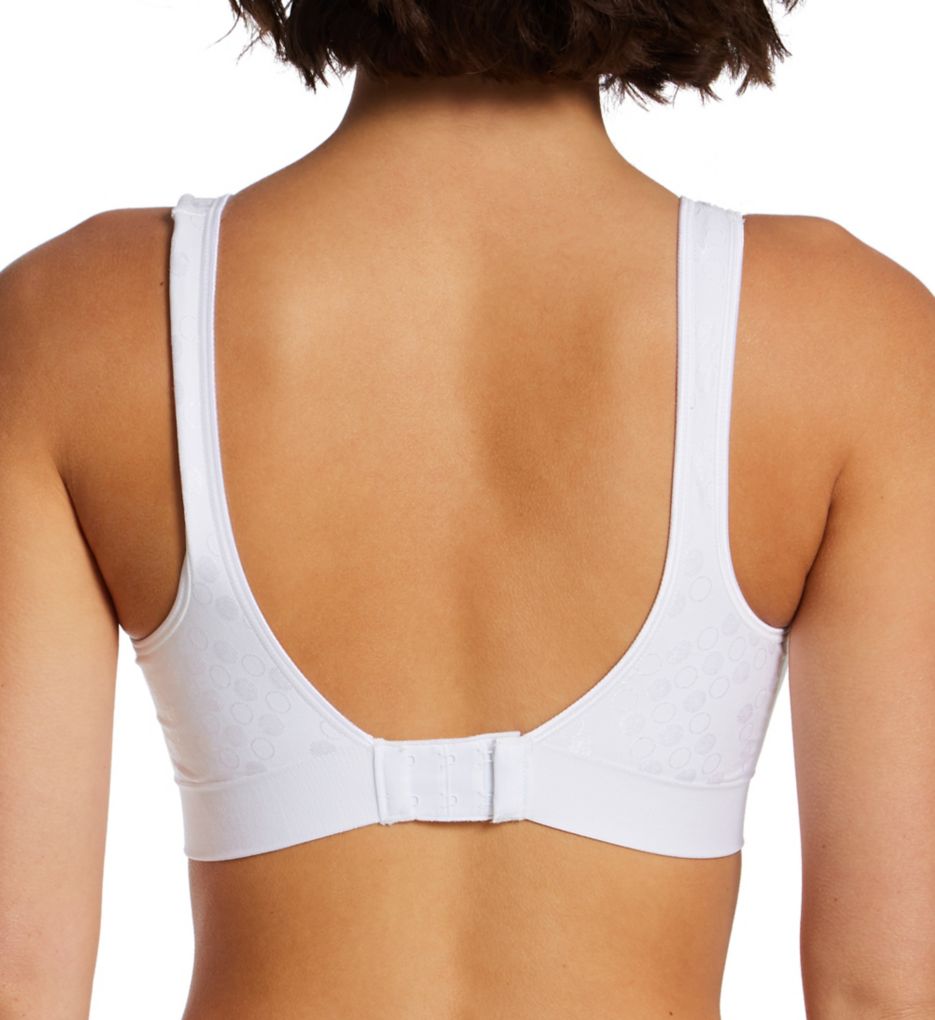 Bali Comfort Revolution Shaping Wirefree Bra White Dot 3X  - Image 2