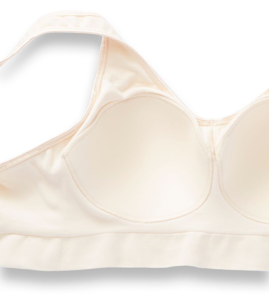 NWT 2 Bali Comfort Revolution Wirefree Bra Size Large White / Nude #1456L