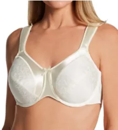 Satin Tracings Minimizer Underwire Bra Vanilla 36C