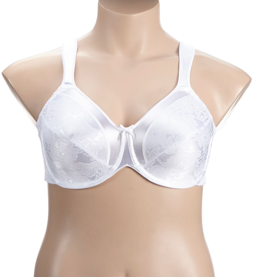 Bali Satin Tracings Minimizer Underwire Bra White 40DDD  - Image 1