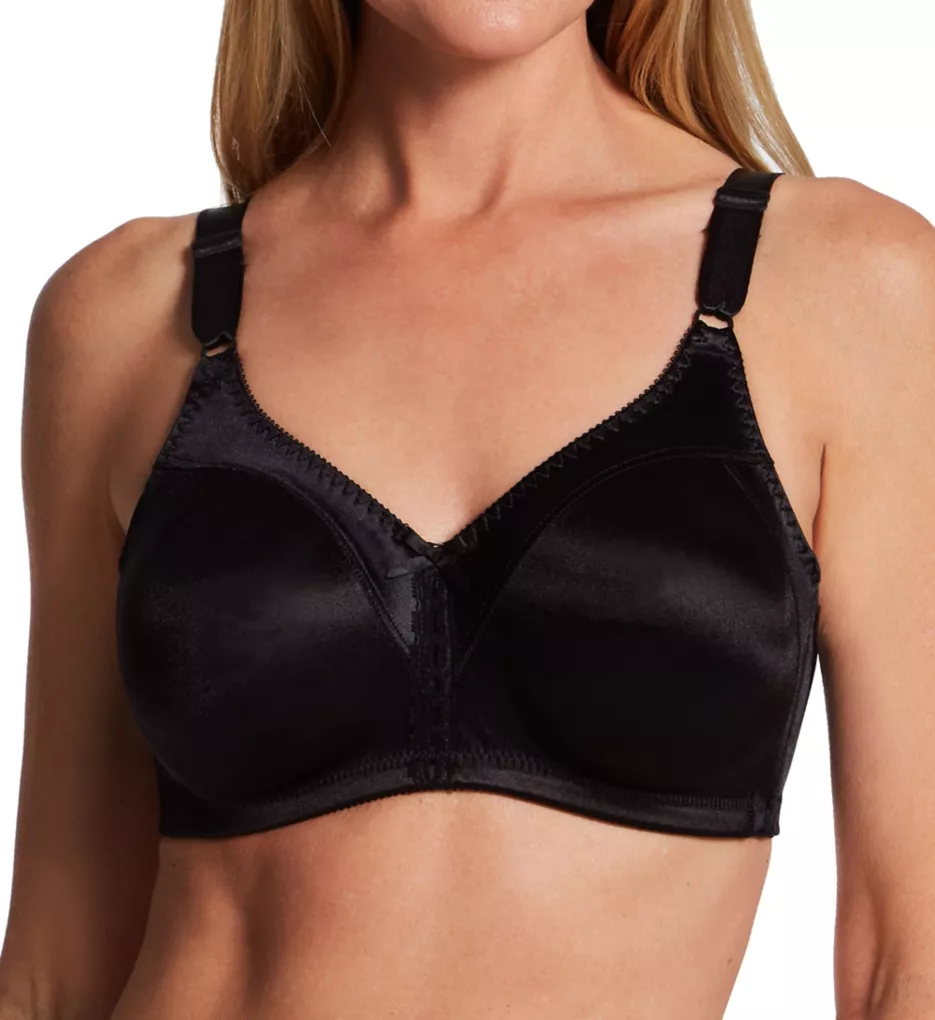 Double Support Cool Comfort Wirefree Bra Black 44D