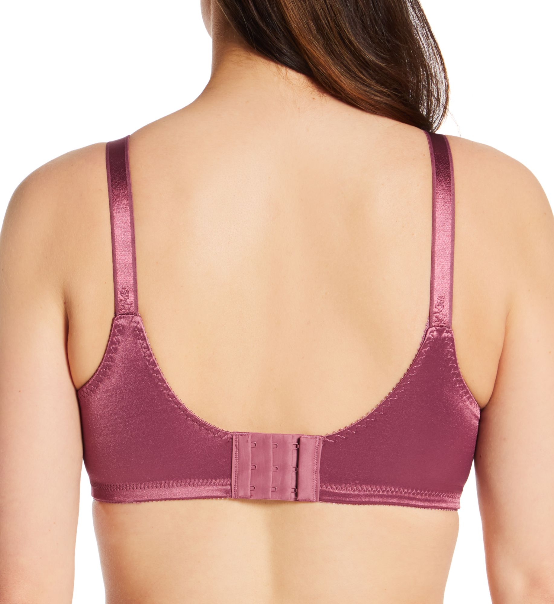 Double Support Cool Comfort Wirefree Bra Rustic Berry Red 38D