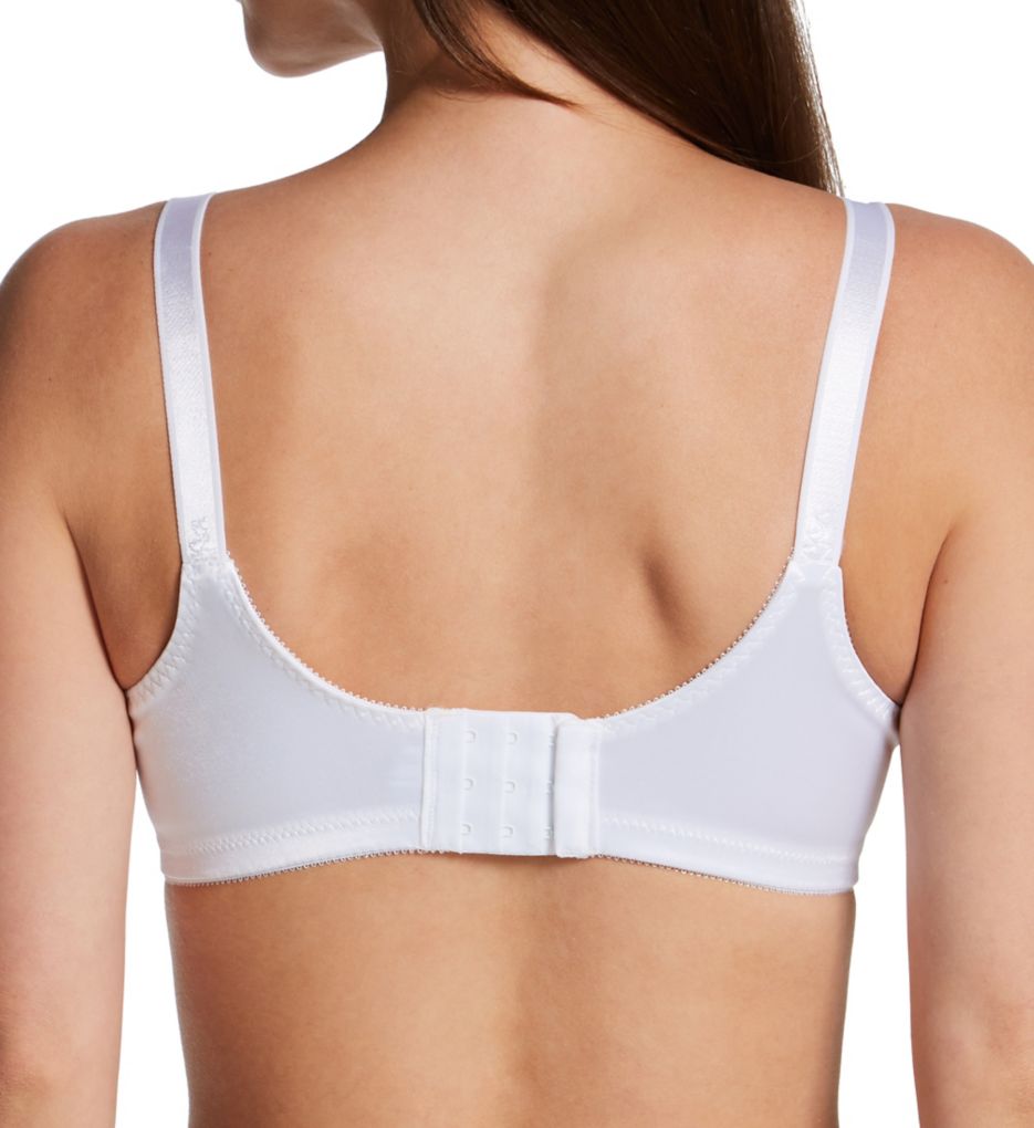 Bali White Double Support Wire Free Unlined #3820 Bra 38D New